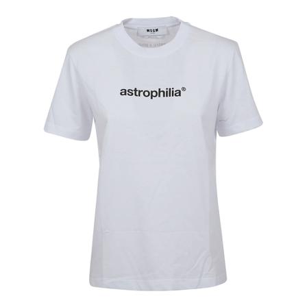 Msgm, T-Shirts Wit, Dames, Maat:S
