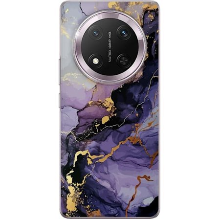 Yhteensopiva Puhelinkuori Honor Honor Magic7 Lite Purppuranhohtoinen Marmori