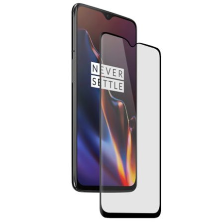 OnePlus 6T Heltäckande 3D Härdat Glas Skärmskydd 0,2mm