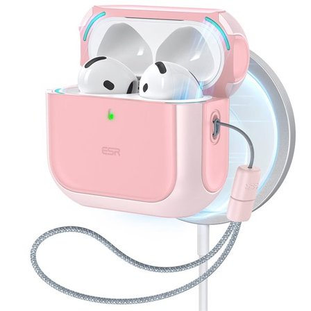ESR Orbit Halolock MagSafe-etui til AirPods 4 - pink