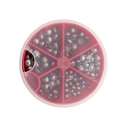 100 Fiske-Ägg Bullet Rig Sänken Fiskebly Vikt Delad Hagelask