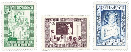 Belgien 1951 - OBP 842-44 - Ubrugt