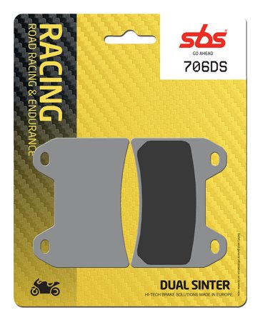 Pastiglie Freno Anteriori SBS DS Dual Sinter - MV Agusta F3 675 ABS 2014-2014