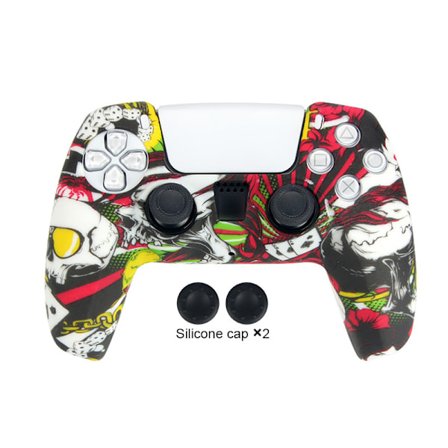 Camouflage silikonetui til PS5-controller EN
