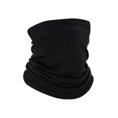 lce Silk Bandana Cool Face Scarf SVART