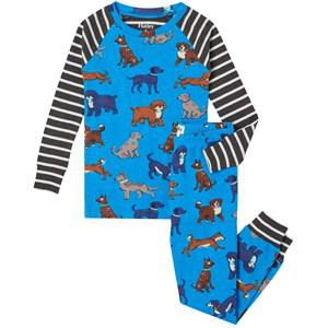 Hatley Printed Pyjamas Blue 4 Years - Nightwear - 4 years - Blue - Junge