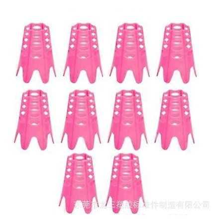 20 stk. Golfsimulator Tees Indendørs Udendørs Træningspløkker 10 Høje og 10 Korte Røde Holdbare Golftilbehør Hjemmebane