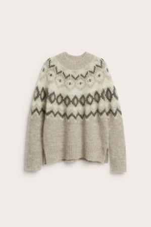 Newbie | Villasekoitepusero, Newbie Woman | Meleerattu beige