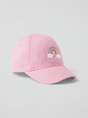 Polarn O. Pyret - Cap embroidery - 52 - 54 - Childrenswear - pink