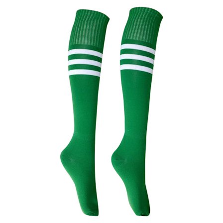 1 Pari Jalkapallosukat Laadukkaat pitkät putket polvipuuvillaiset aikuiset