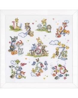 Stickpackung Bild / Decke Zähle von 1 bis 10 - Vervaco