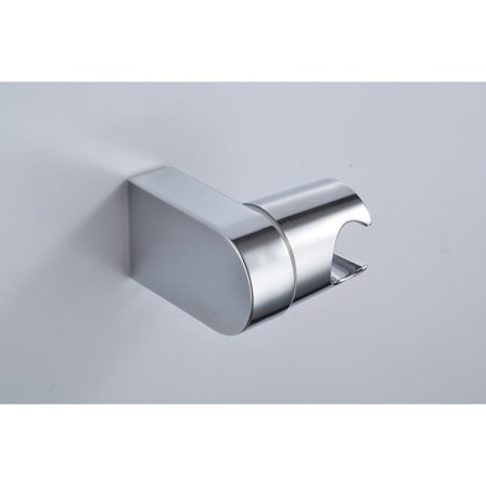 Universell justerbar fast monterad duschhuvudhållare krom ABS