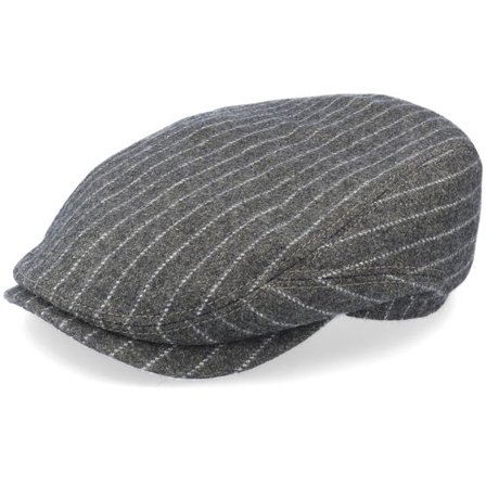Stetson - Grå flatcap Keps - Driver Cap Wool/Cotton Flat Cap @ Hatstore