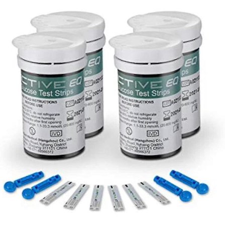 Diabetes Teststrimler Blodsukker Teststrimler X 100 Diabetes Lancet X 100 Blodsukkerstrimler Blodsukker Teststrimler Diabetikere - I Mmoll (exac