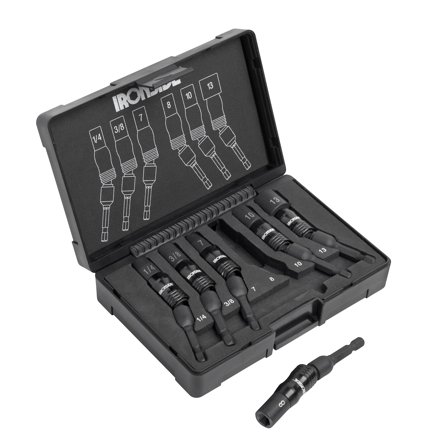 Ironside 244019 Magnethylssats 6 delar, 1/4", Handverktyg