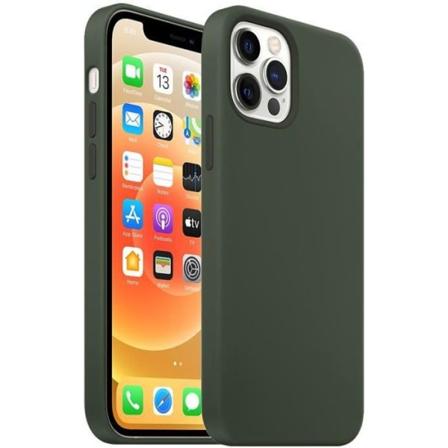 Cover til iPhone 12 Pro (6.1") i Premium TPU, stødsikker, skridsikker - midnatsgrøn