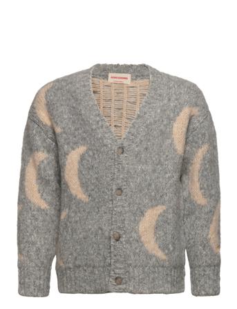 Moon Jacquard Cardigan Strikkegenser Cardigan Multi/mønstret Bobo Choses