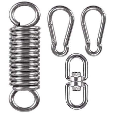 Hängmatta Stol Upphängningskit, Svängbar Upphängningskrok för Boxningssäckar, Hängstol, Gungsits, Verandagunga, 500 LB, Typ A