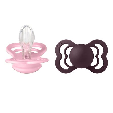 BIBS Pacifier Supreme 2-Pak Silicone Size 2, Børn & Forældre, Sutter, Silikonesutter