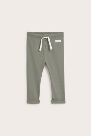 Newbie | Ribatut leggingsit | Tummanvihreä