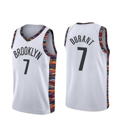 IC Ny Sæson Brooklyn Nets Kevin Durant Nr. 7 Basketballtrøje V L