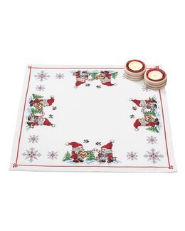 Broderipakke Duk Julegodt - Svarta Fåret