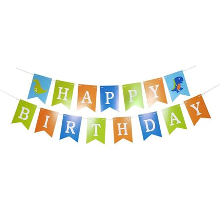 Bursdagsflagg Baby Bursdag Blomst STIL 3 STIL 3