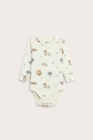 Kappahl | Pitkähihainen body | Luonnonvalkoinen