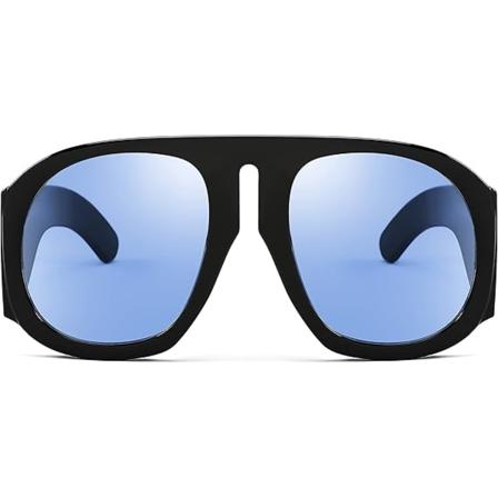 Retro Trendikk t Avaitor Aurinkolasit Naisille Miehille Ylisuuret Vintage 70s 80s Aurinkolasit Flat Top Shield S vyt B2745
