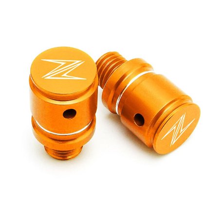 M10*1.25 För Kawasaki Z650 Z750 Z800 Z900 Z1000 ER6N Spegelhålsplugg Skruvar Motorcykel CNC-lock Mount Bultar Omslag Tillbehör A Orange