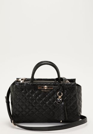 Guess Idra Girlfriend Satchel Black Onesize