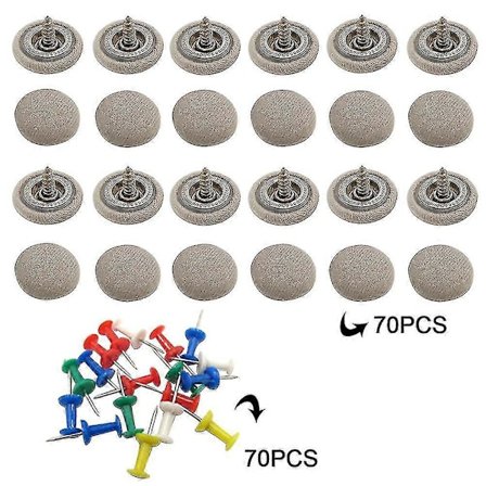 70 kpl Kiinnitysruuvi Nufasion Kattokangas Auton Sisäkaton Solki