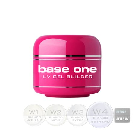 Base one - Bianco - W4 Estremo 15g UV-geeli