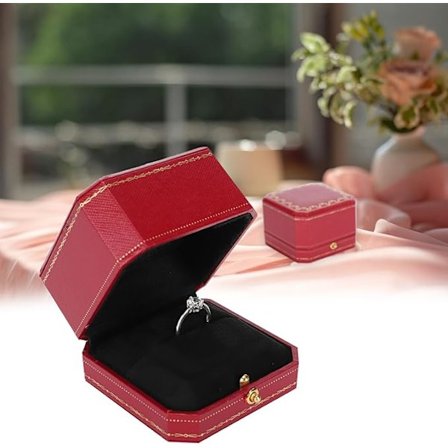 Ringæske, ring gaveæske, smykkeæske, ørering smykkeæske, bruges til bryllup, frieri, forlovelser, valentinsdag