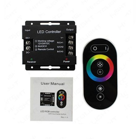 RGB Touch Controller LED Strip Light Dimmer Fjernbetjening