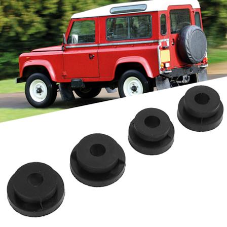 4 st Radiator Tank Fästplatta Ögla 572312 Gummibyte för Land Rover Defender 200Tdi 300Tdi 1990‐1998