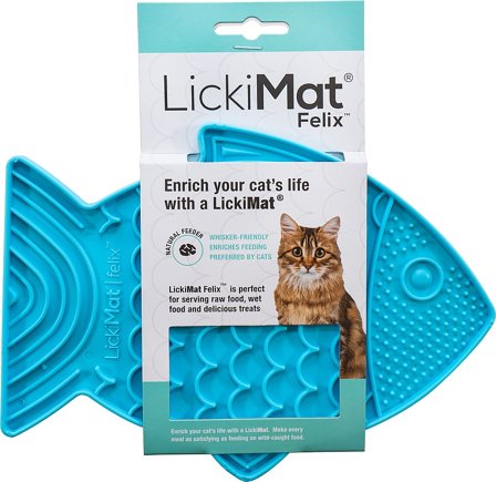 LickiMat Felix Turkis, Tøj & Bolig, Foder & Tilbehør, Mad- & Vandskåle