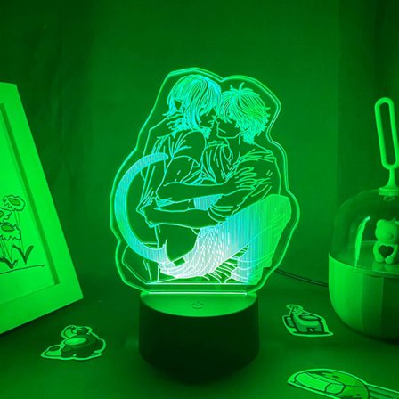 3D Illusion LED Natlampe 3D Led Anime Figur Rin Okumura Julegave til Ven Lampe Soveværelse Dekoration Manga PXJD