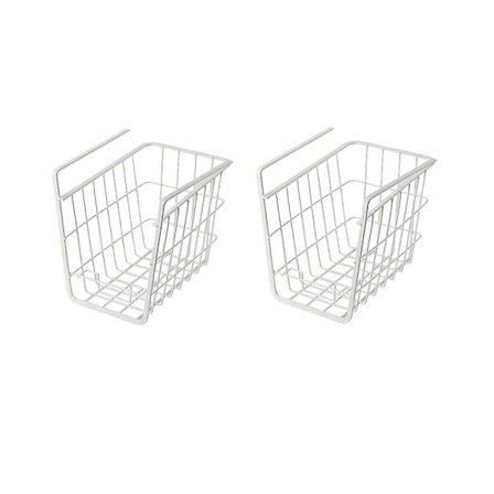 2 st Förvaringshylla för garderob, hängande korg under skåp, köksskåp, hyllplan, kontorsbord, förvaring
