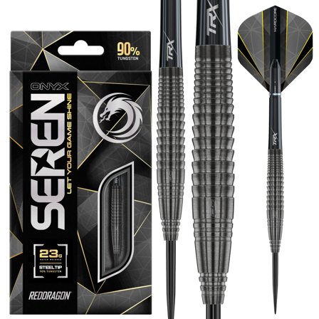 Seren 4 Onyx Steel Tip Darts | Red Dragon Darts