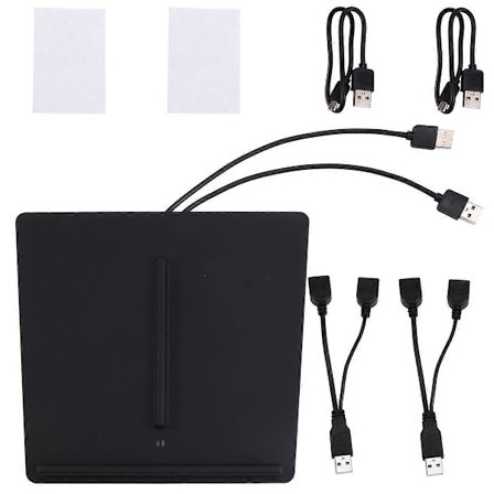 Trådløs lader Matte Dobbel Midtkonsoll Tilbehør for Tesla