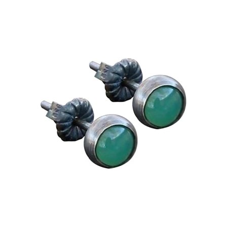 1 Par Legering Ørestikker Udsøgte Indlagte Imitation Jade Ørestikker til Fest