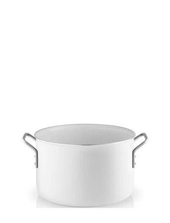 Eva Trio White Line Gryde 7 L 24 Cm Keramisk Slip-Let Belægning - White - 7 L