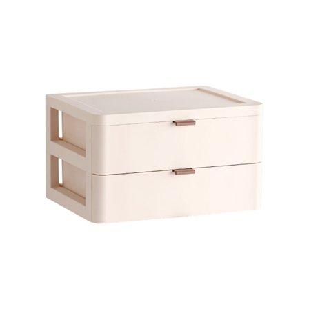 2/3/4 lag Desktop Skuffe Opbevaringsboks Mini Kosmetisk Makeup Organisering Container Plast Smykker Organizer