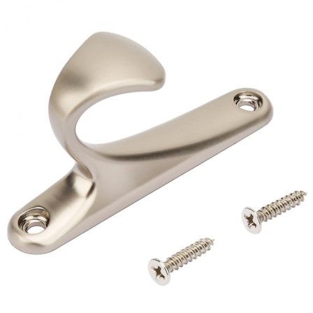 4 stk. metal enkelt krog væg dør bøjler til at hænge tøj, hat