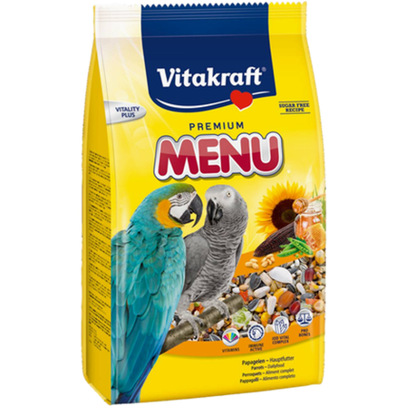 Vitakraft - Meny Papegøye 3 kg - Fuglemat & fuglefôr - Frøblanding - ZOO.no
