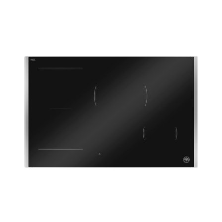 Bertazzoni P784I1M30XP Premium induktionskogeplade 78 cm med stålram, 4 zoner - Sort med rustfri stålramme | KitchenOne