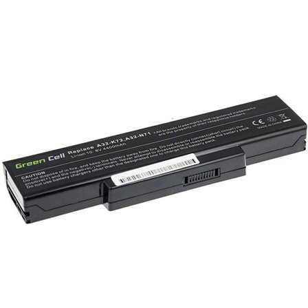 Green Cell Battery for Asus A32-K72 etc., 10.8V 4400mAh