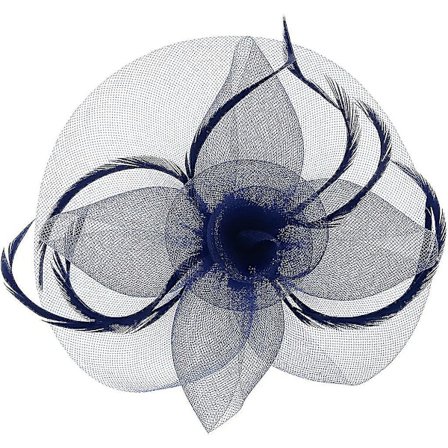 Feather Net Hat Kvinder Bryllup Blonde Hårclips Dame Flower Fascinator Brud Hovedbeklædning Vintage Fest Headbnd Kjole Broche Corsage Pige Håndlavet 