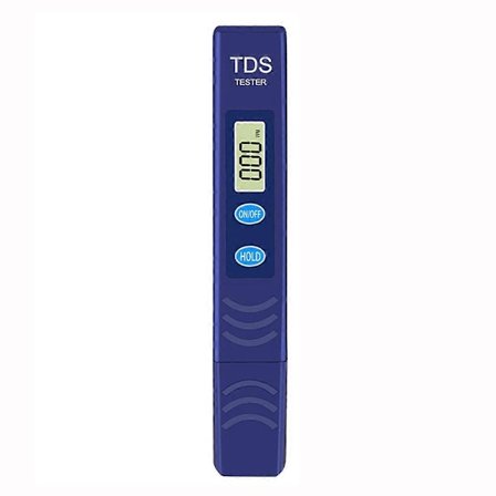 TDS-måler, elektronisk vandtester med 0-9990 PPM måleområde, digital vandtestpen til landbrug